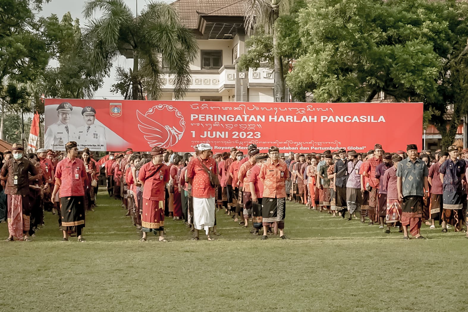 Peringatan Hari Lahir Pancasila Tahun Badan Kesbangpol Karangasem