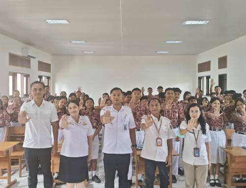 Kesbangpol Karangasem Gelar Sosialisasi P4GN di SMA se-Kabupaten Karangasem